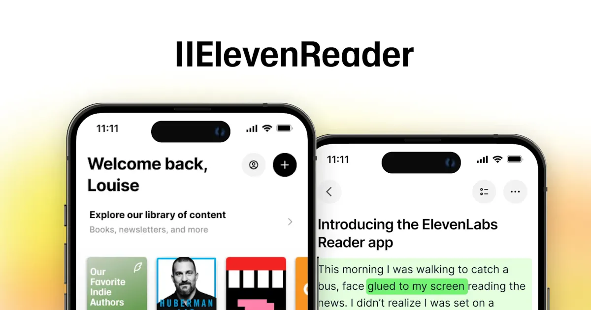 Elevenreader by ElevenLabs