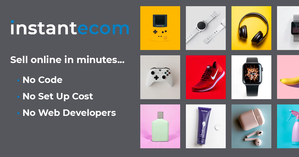 instantecom - De gratis no-code, geen gedoe, e-commerceplatform! media 2