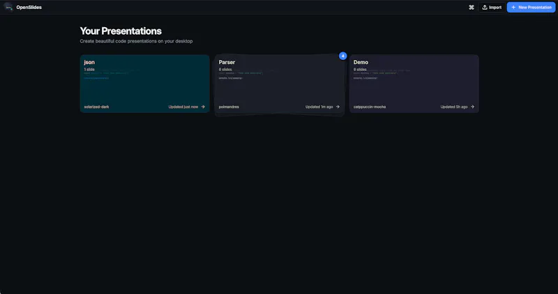 OpenSlides screenshot 3
