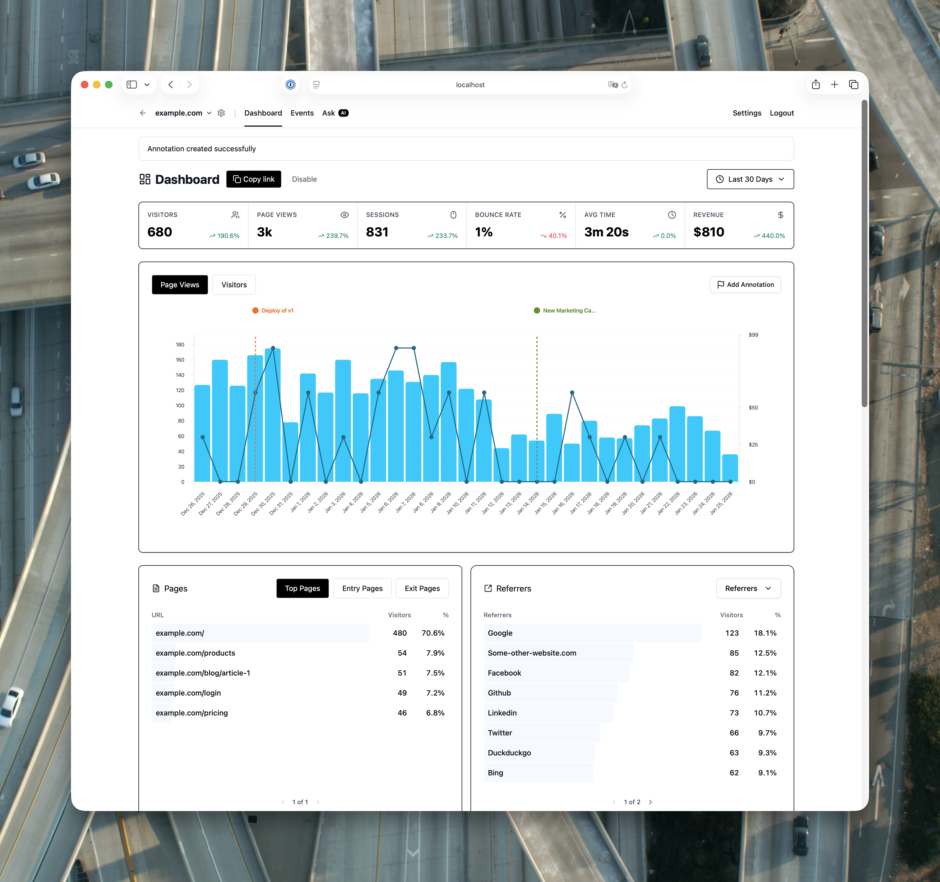 Fusionaly - Screenshot 2 showing product features and functionality