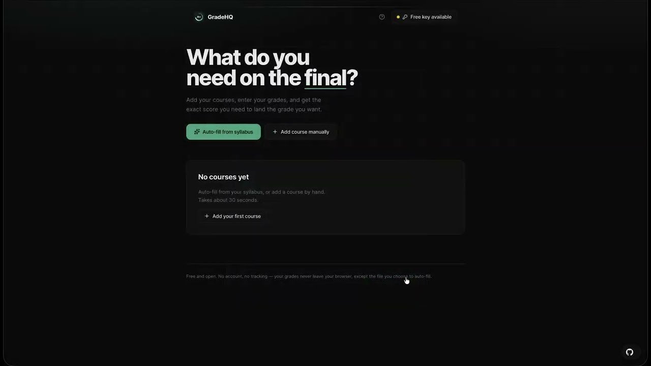 GradeHQ — What do you need on the final? gallery image