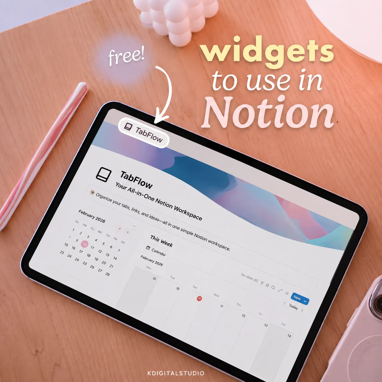 TabFlow - The Ultimate Notion Workspace 