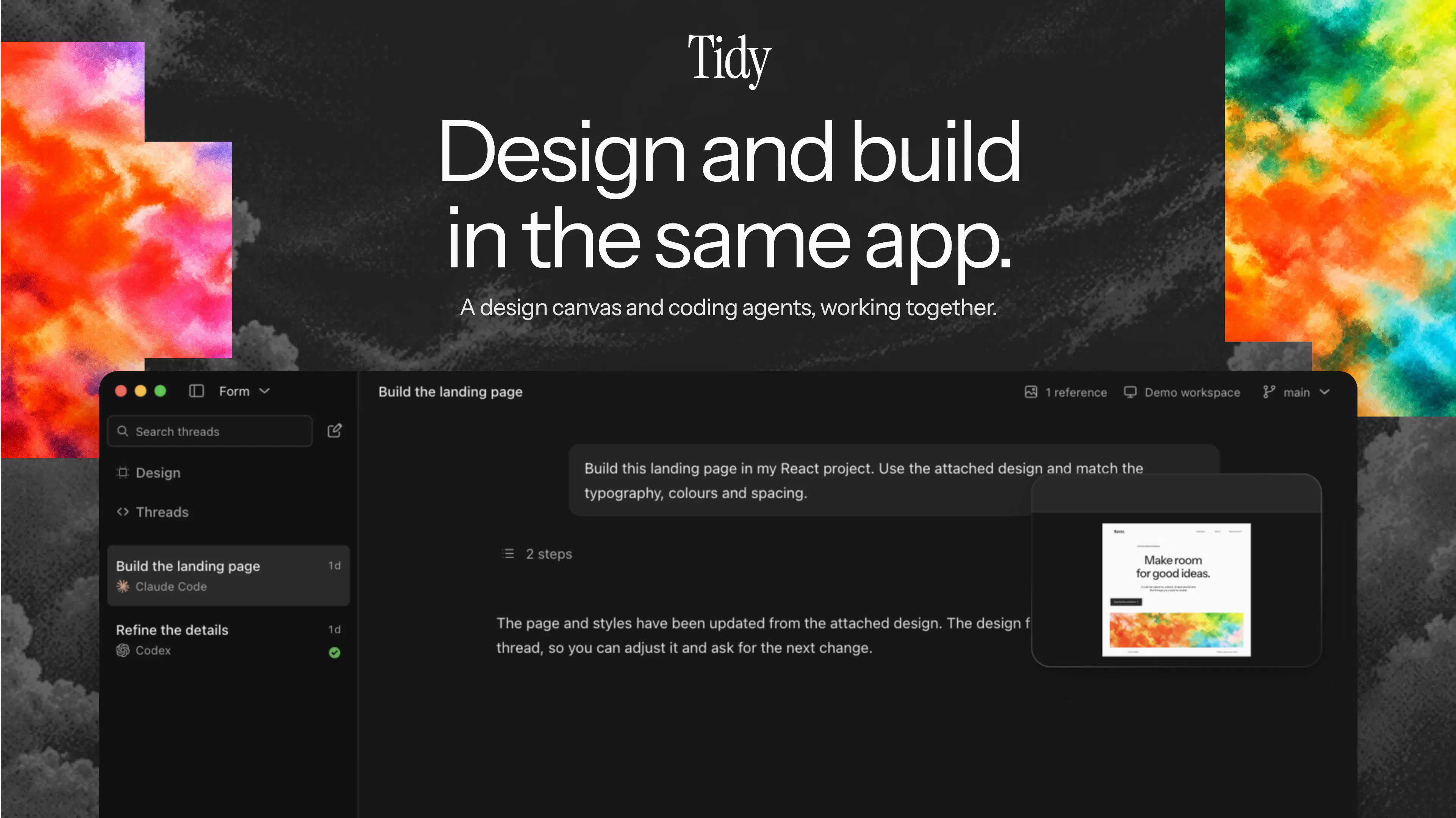 Tidy gallery image