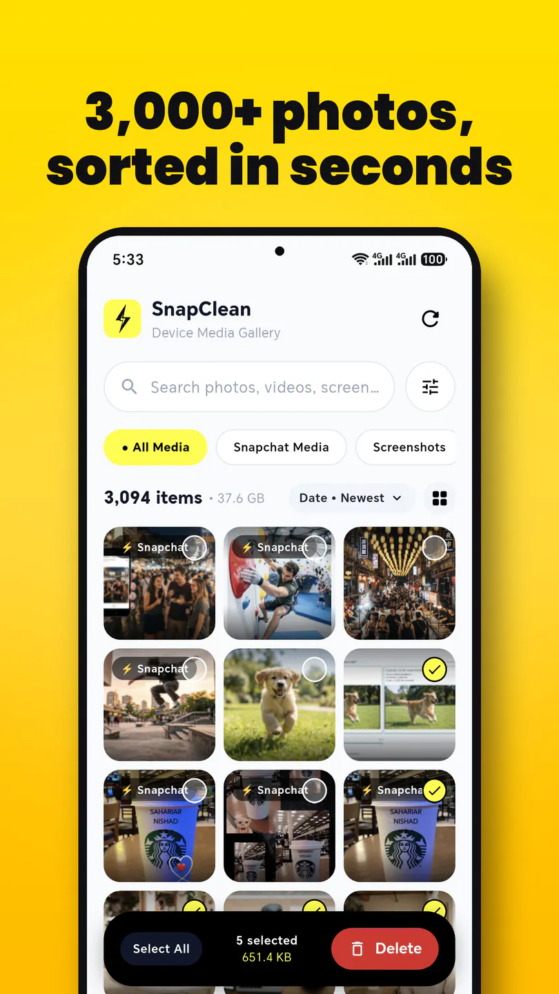 SnapClean - Built for all Snapchat Lover gallery image