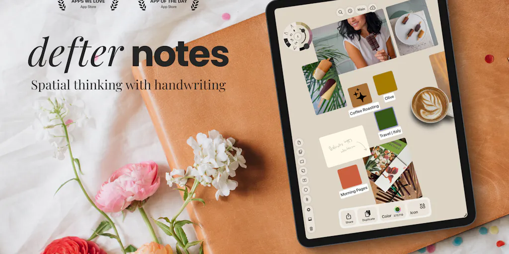 Demeter Notes Defter Notes 2.0.: Spatial thinking with handwriting | Product Hunt