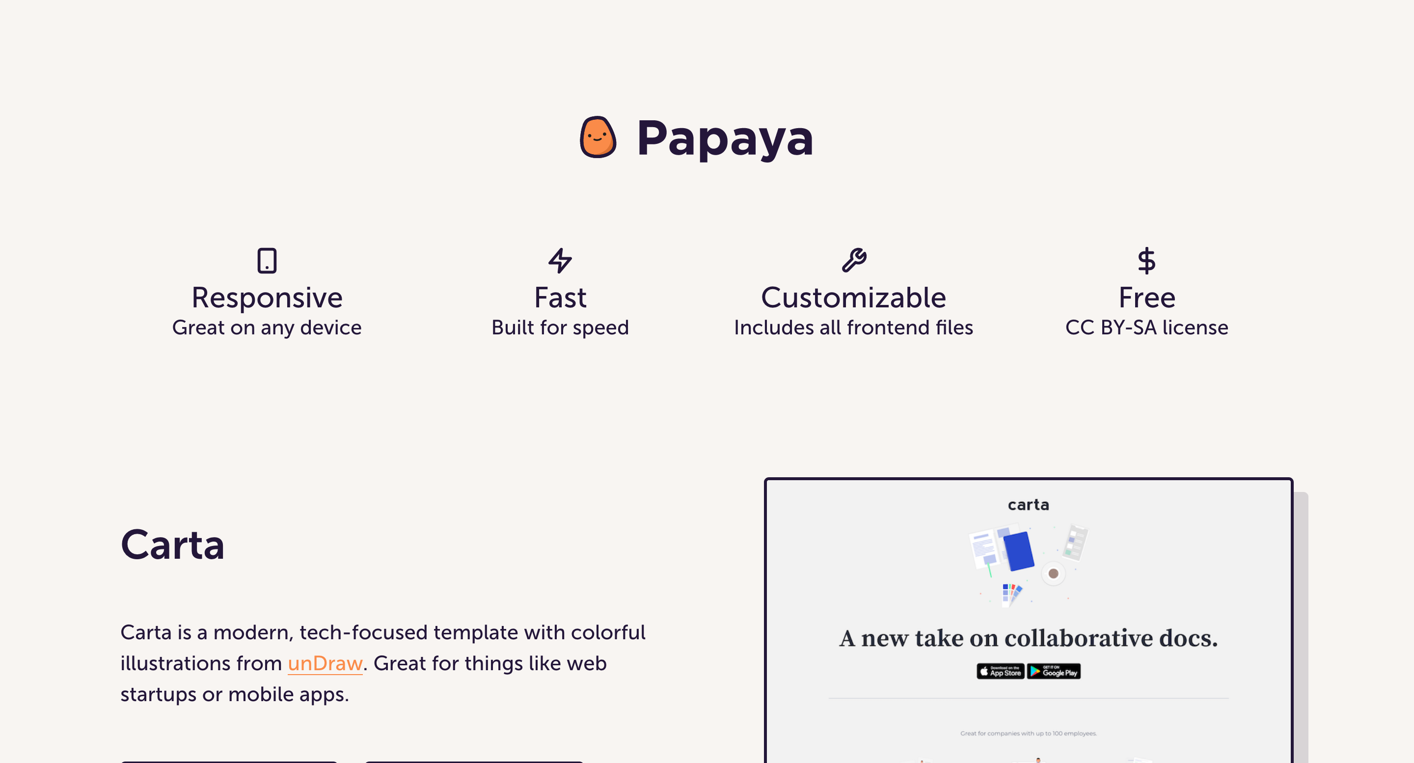 Papaya gallery image