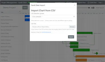 PMThings Gantt Chart gallery image