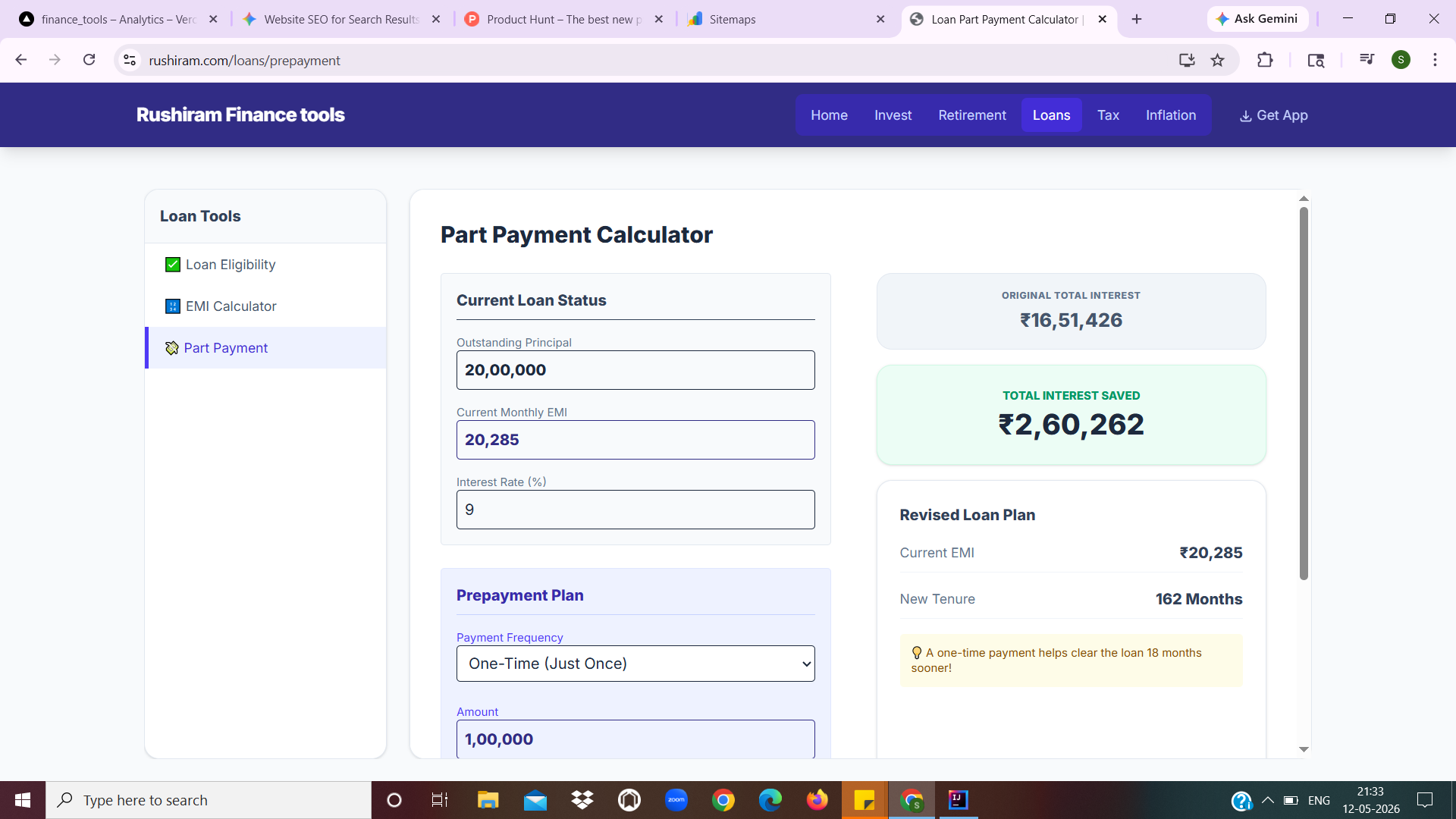 Rushiram Finance Tools 2.0 gallery image