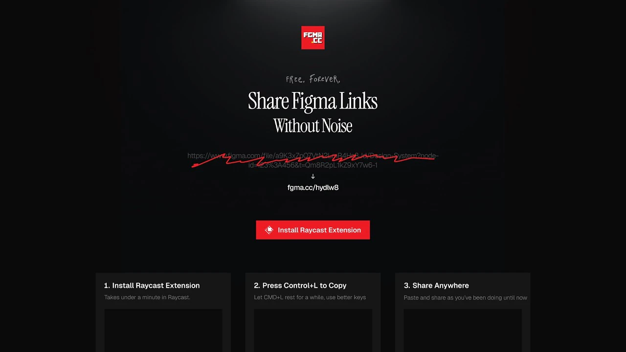 FGMA — Clean Figma Links
