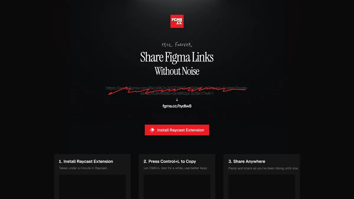 FGMA — Clean Figma Links