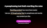 AI Paraphrasing Tool by ContentBot.ai image