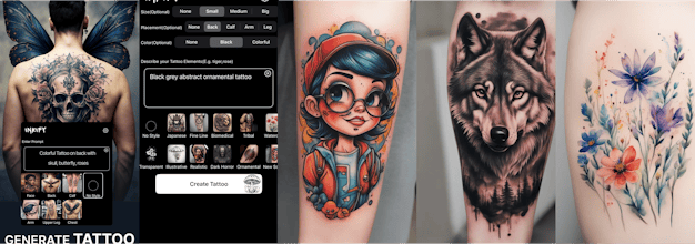 Inkify: AI Tattoo Generator gallery image