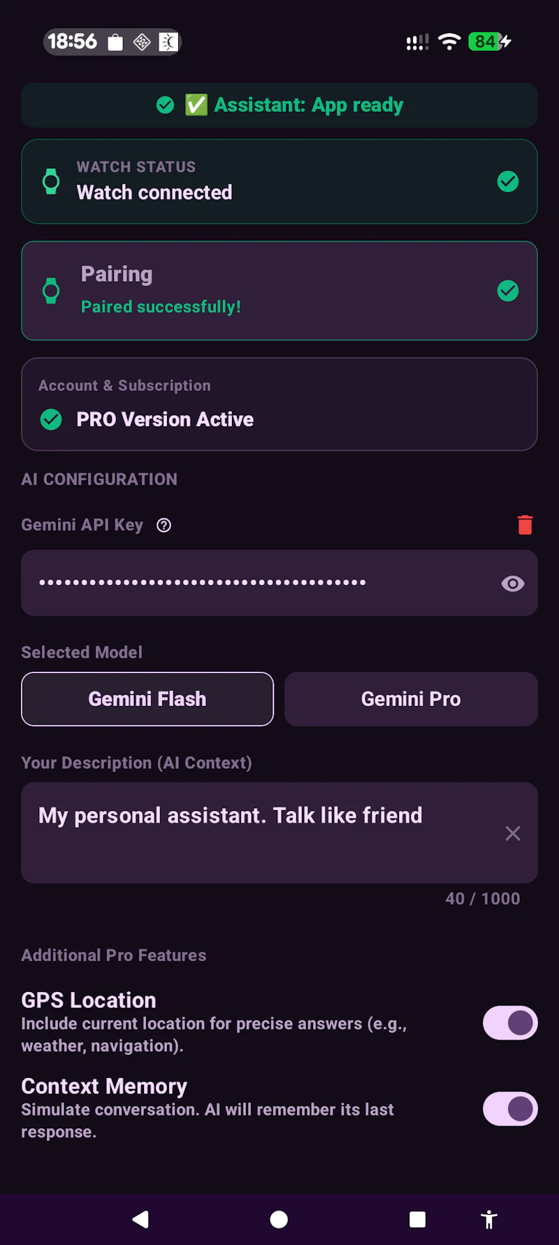 Haiks Voice Companion for Wear OS screenshot 3