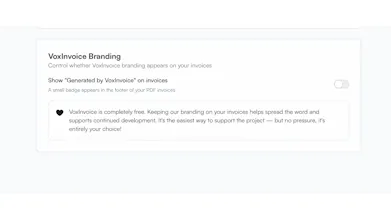 VoxInvoice gallery image