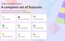 Billy (birthday bot for Slack) media 2