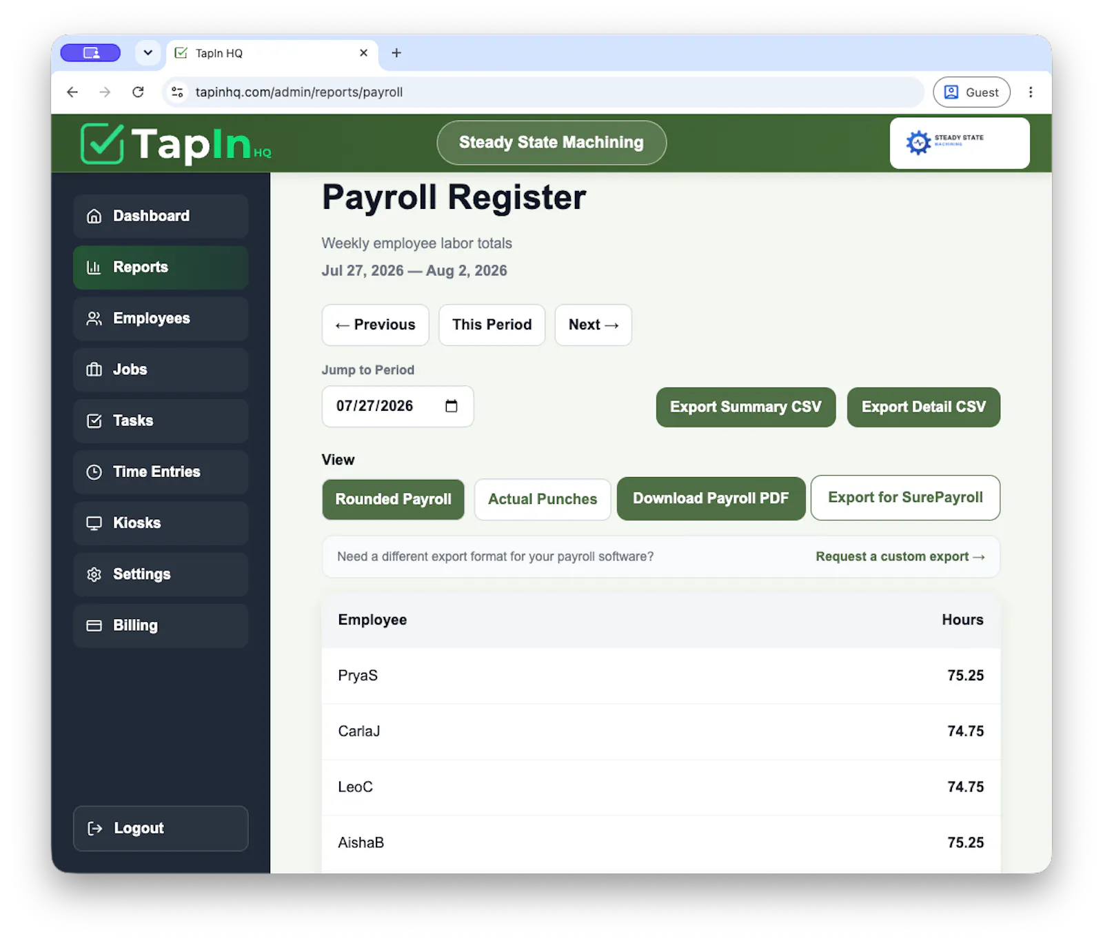 TapIn HQ screenshot 4