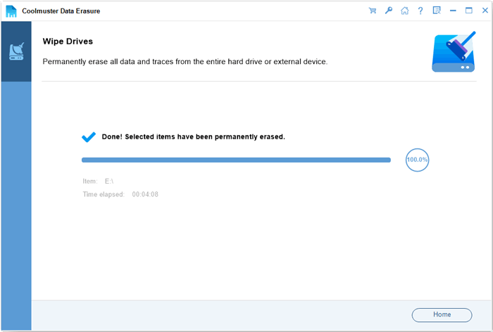 CoolMuster 데이터 삭제 - Windows 용 안정적인 데이터 와이프 소프트웨어 미디어 3