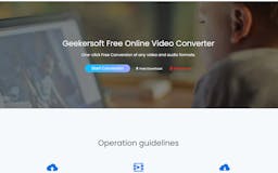 Geekersoft Free Online Video Converter media 1