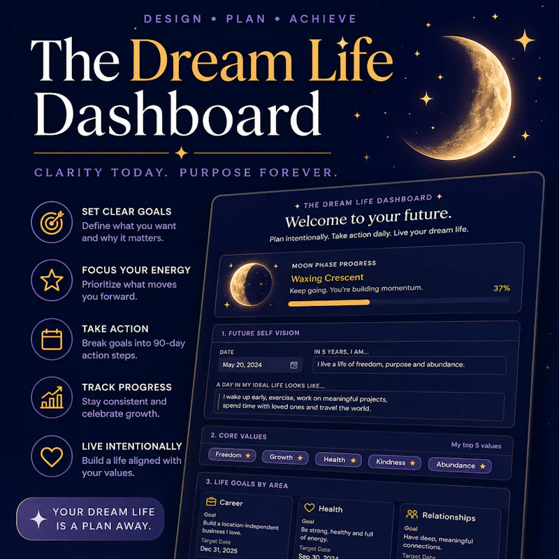 The Dream Life Dashboard  screenshot 2