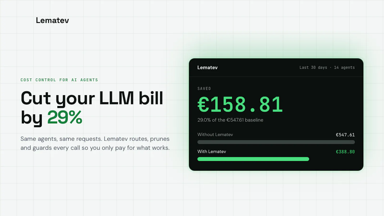 Lematev  | Control layer for AI Agent screenshot 2