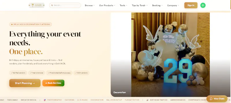 Tendr screenshot 1