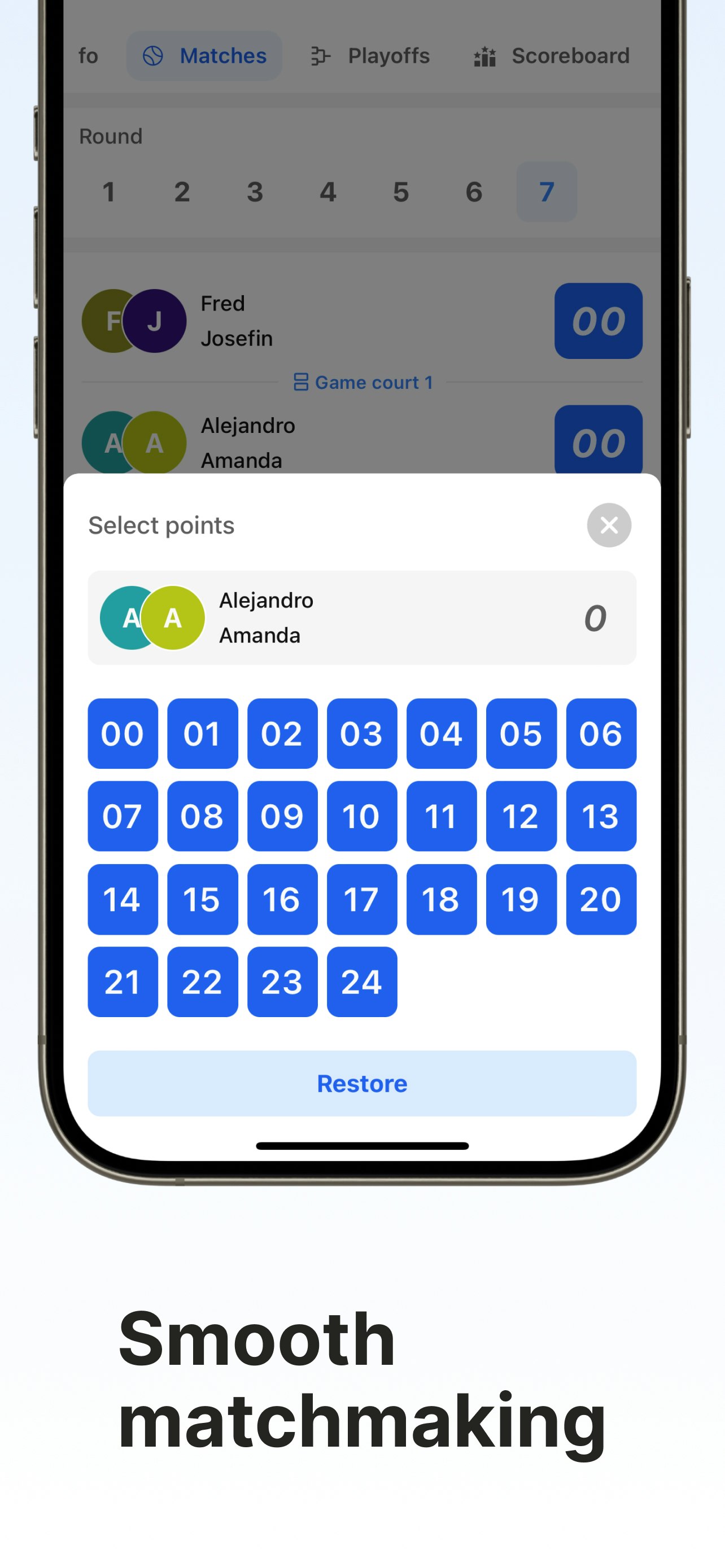 Cadde il digiuno - Soluzione all-in-one per la gestione dei tornei Padel. media 2