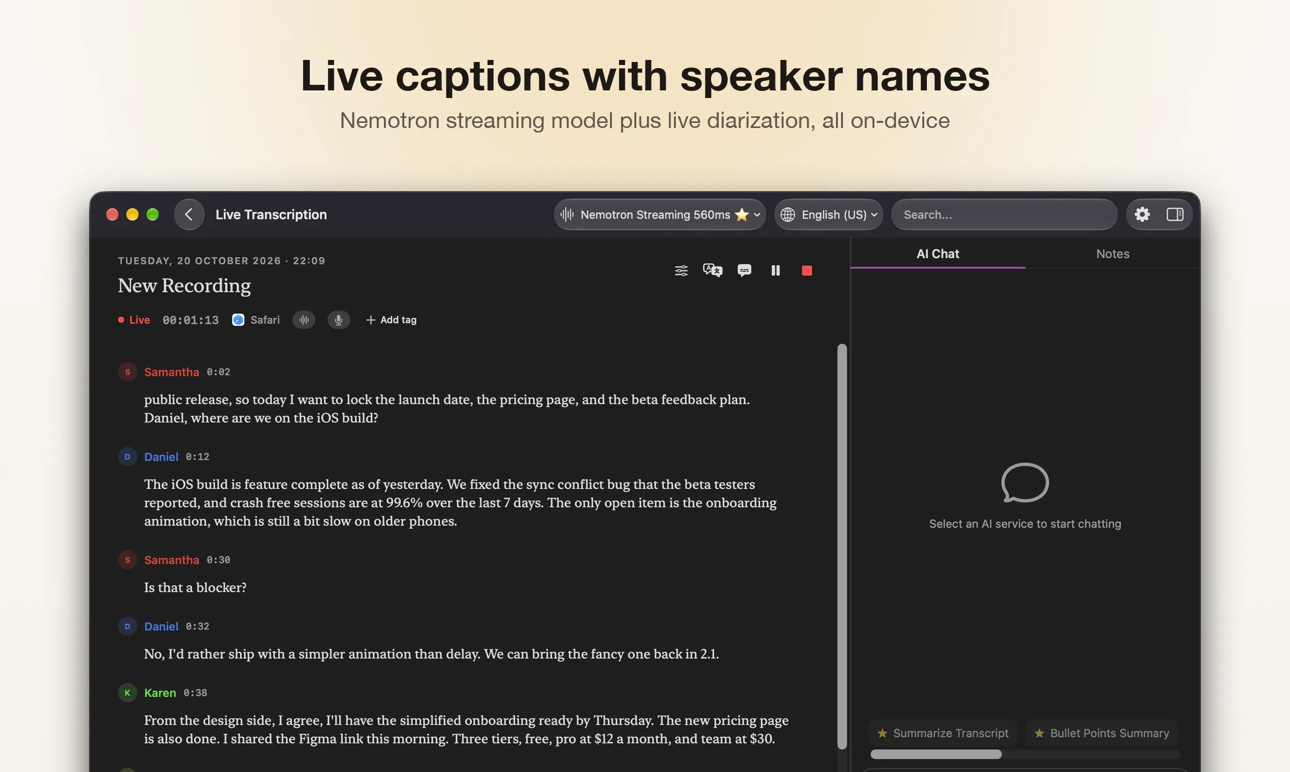 TranscribeX gallery image