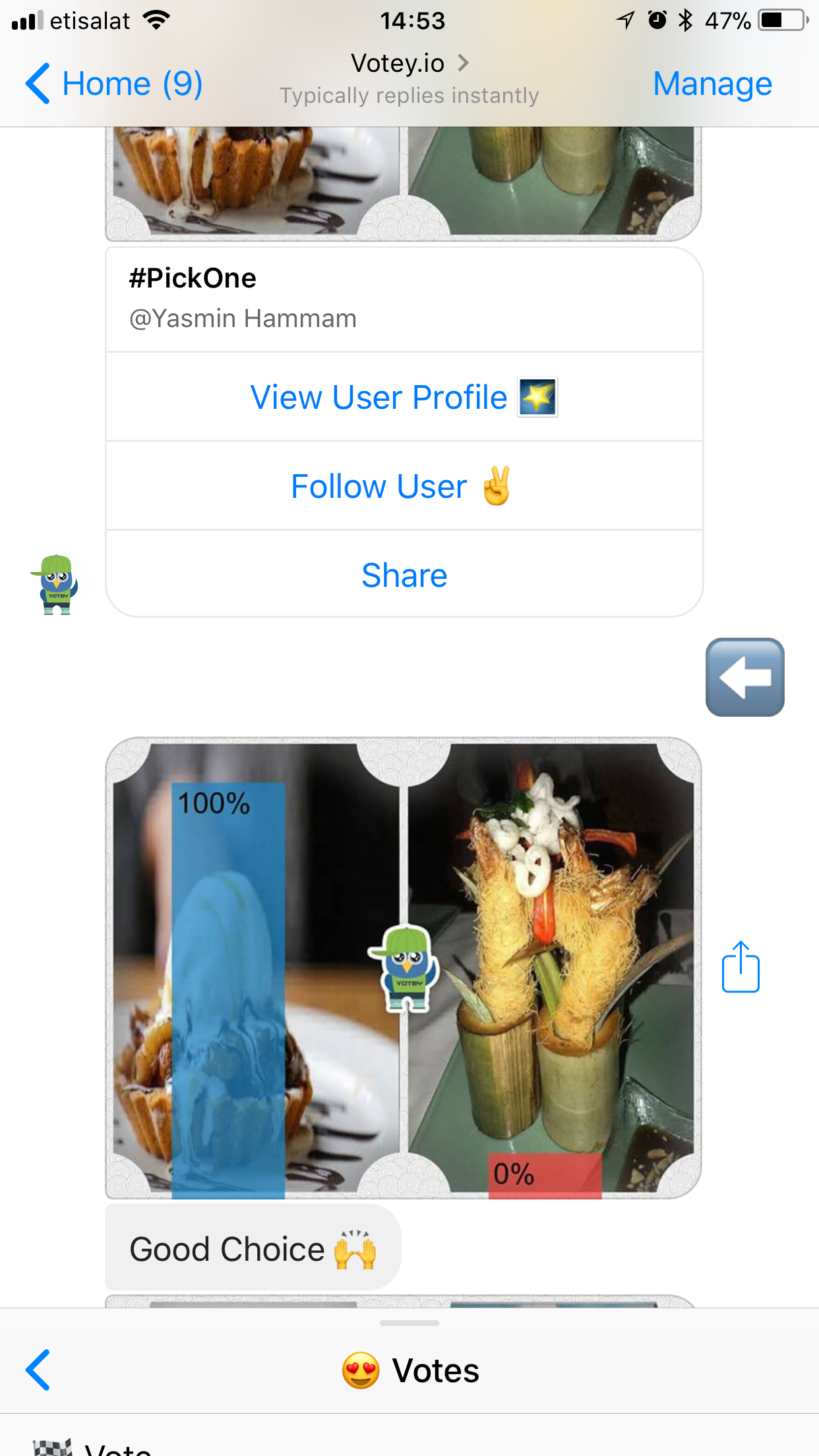 Votey.io - Bot for making decisions with friends :) gallery image