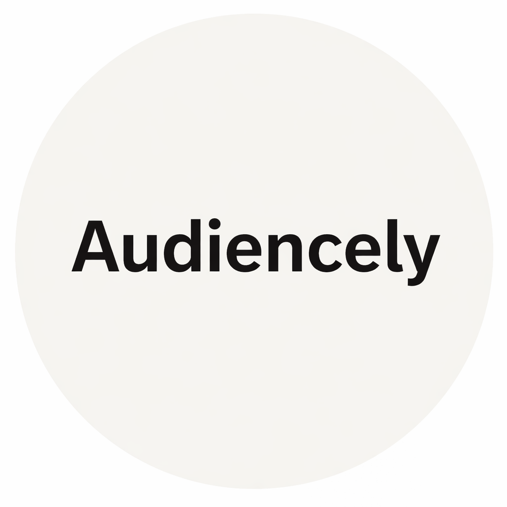Audiencely - Product Hunt launch logo and brand identity