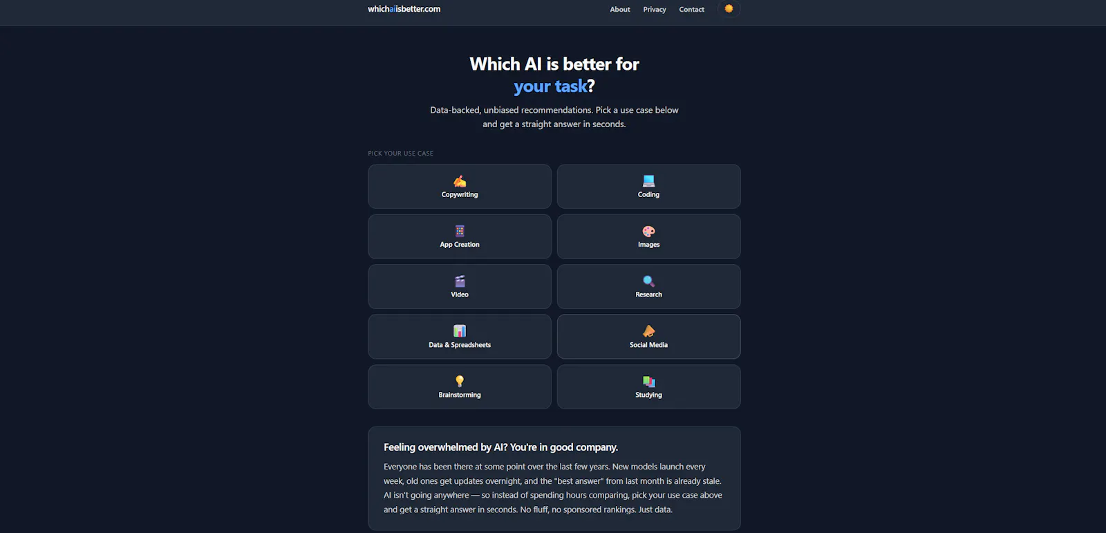 Which AI Is Better screenshot 1