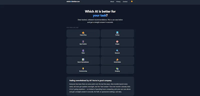Which AI Is Better screenshot 1