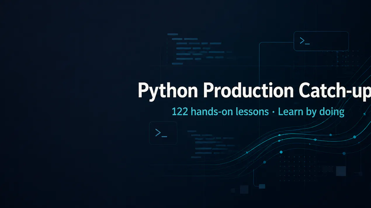 Python Production Catch-up product