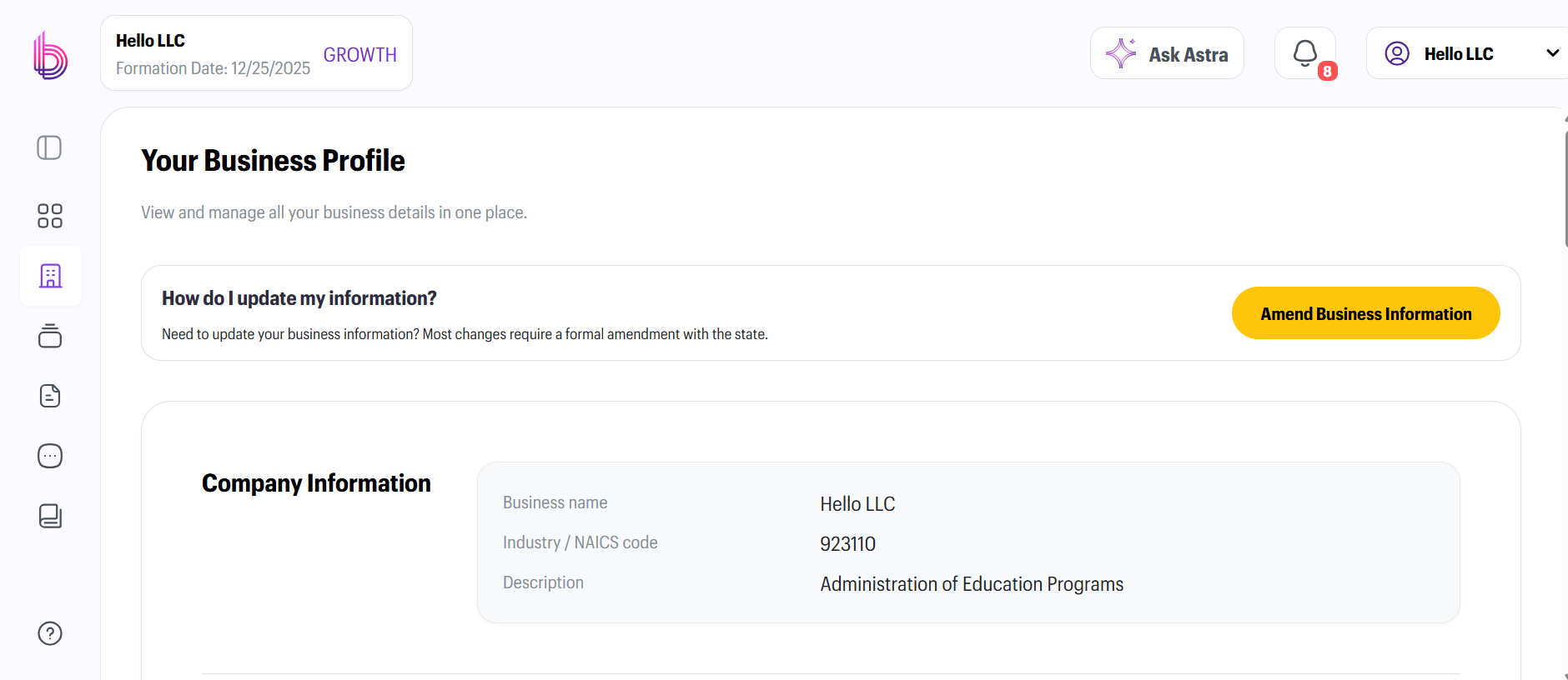 BizUpUSA - Screenshot 2 showing product features and functionality