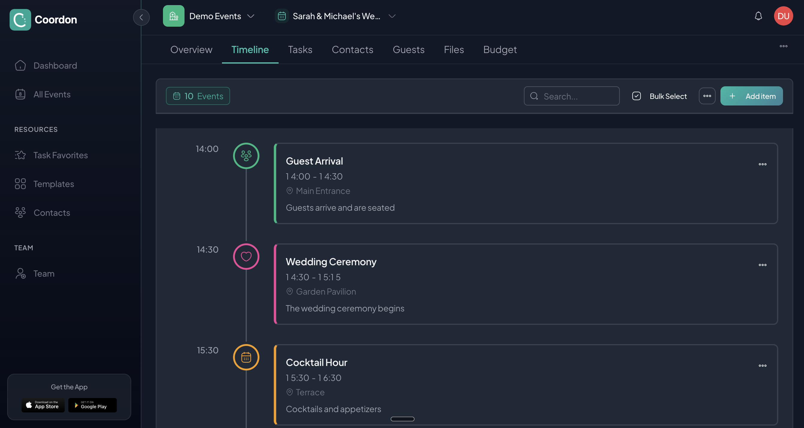 Coordon - Screenshot 2 showing product features and functionality
