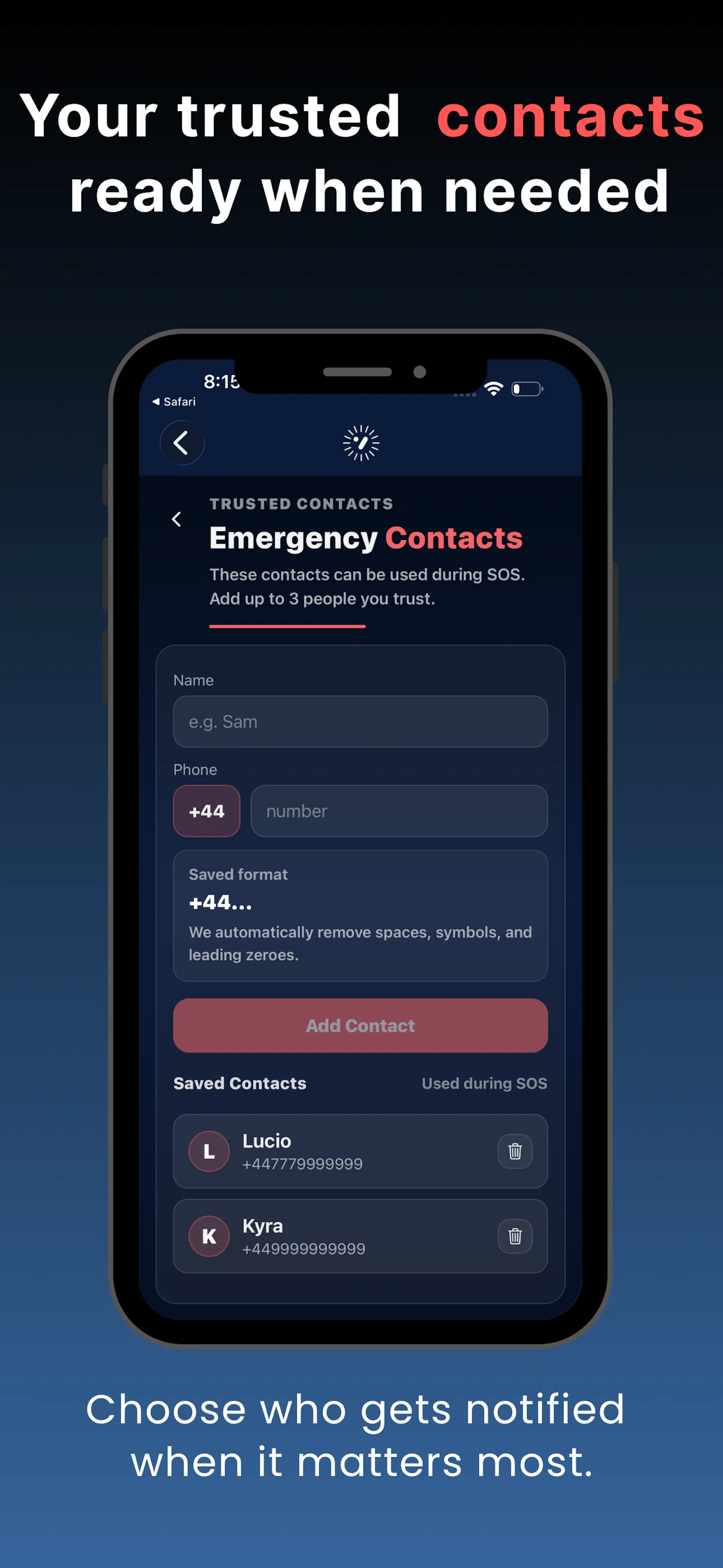 Vigil — Personal Safety screenshot 7
