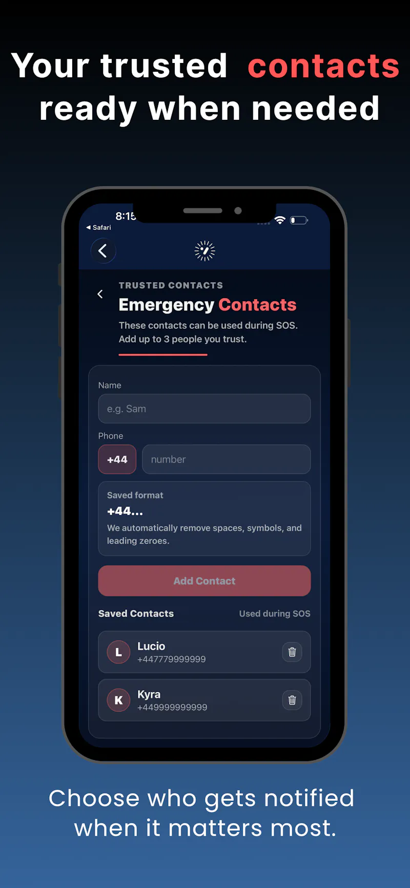 Vigil — Personal Safety screenshot 7