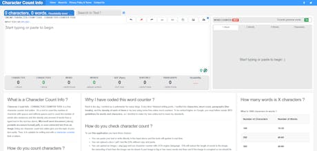 Character Count Info gallery image