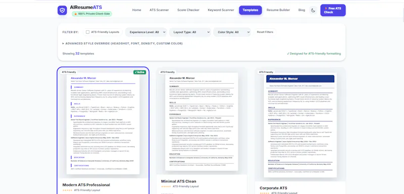 AIResumeATS screenshot 2