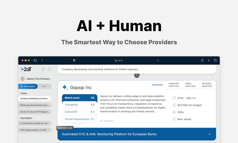 2at.ai — B2B sourcing reimagined by AI screenshot 5