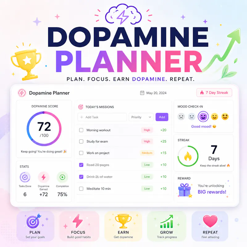 The Dopamine Planner  screenshot 2