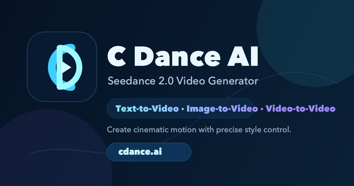 C Dance AI (C-Dance 2.0) Launch media 1