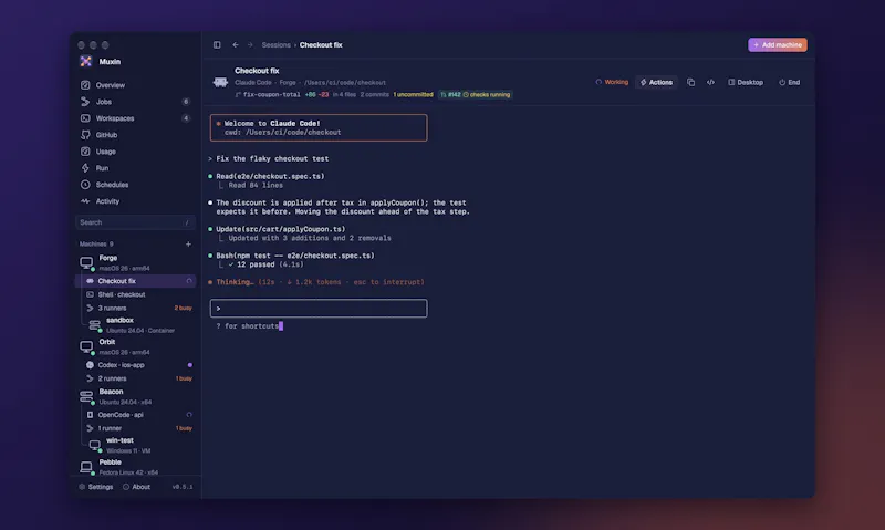 Muxin screenshot 2