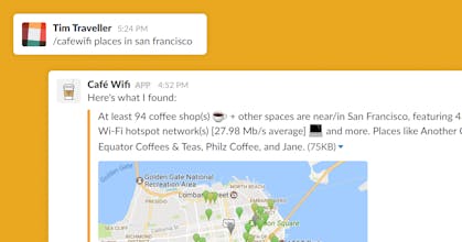 Café Wifi Bot for Slack + Messenger gallery image