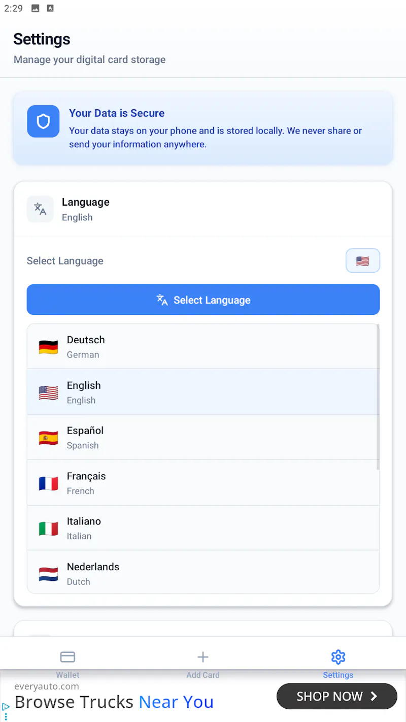 Card Wallet - Card Manager screenshot 10