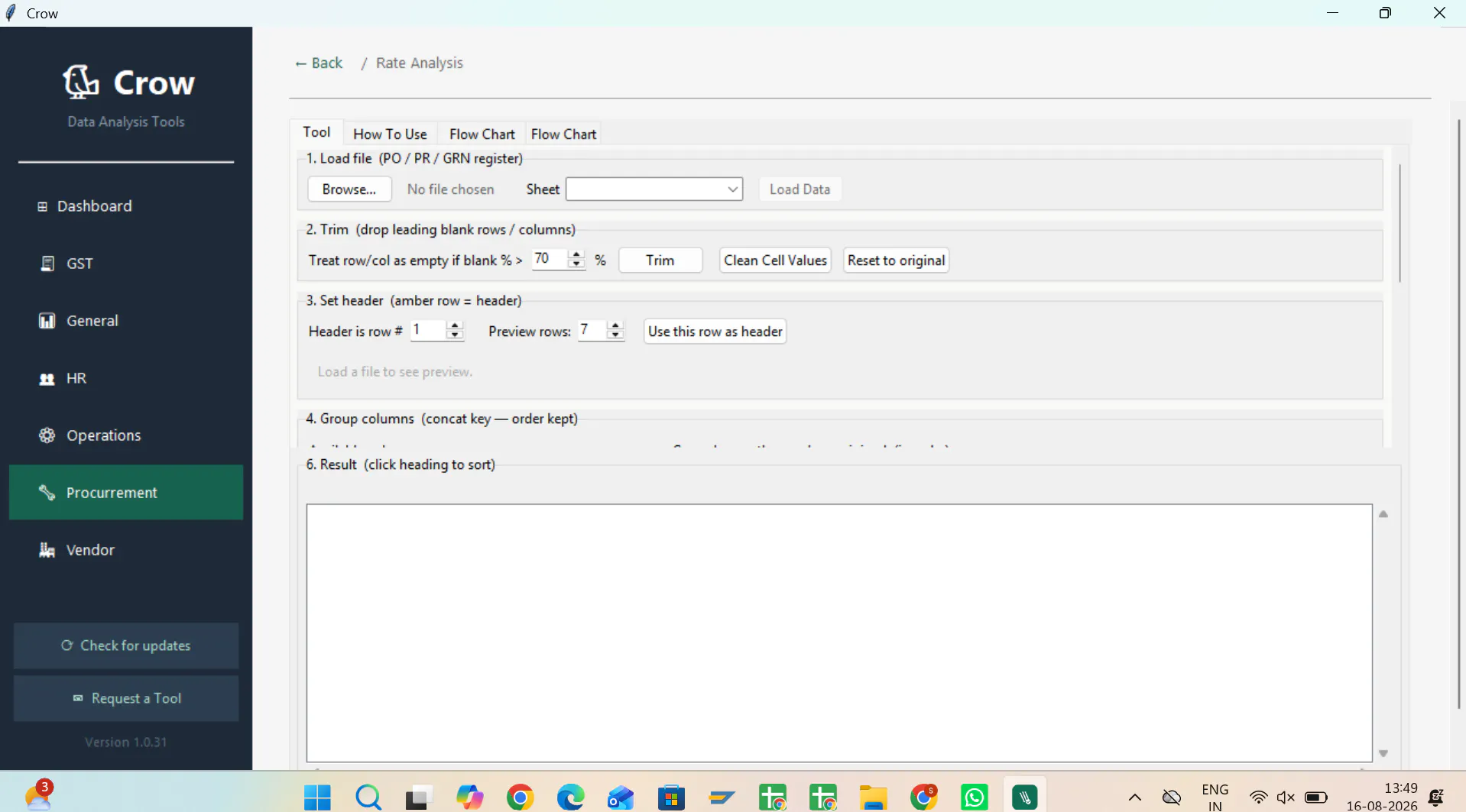 Crow - Data Analytics tool gallery image