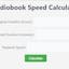 Audiobook Speed Calculator