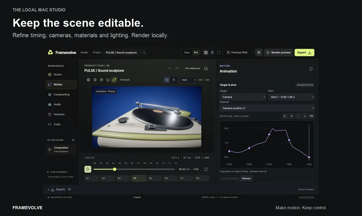 Framevolve gallery image
