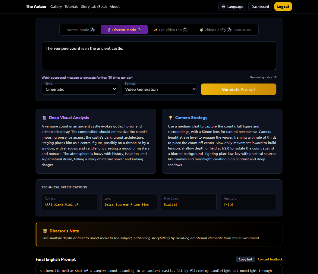 The Auteur gallery image