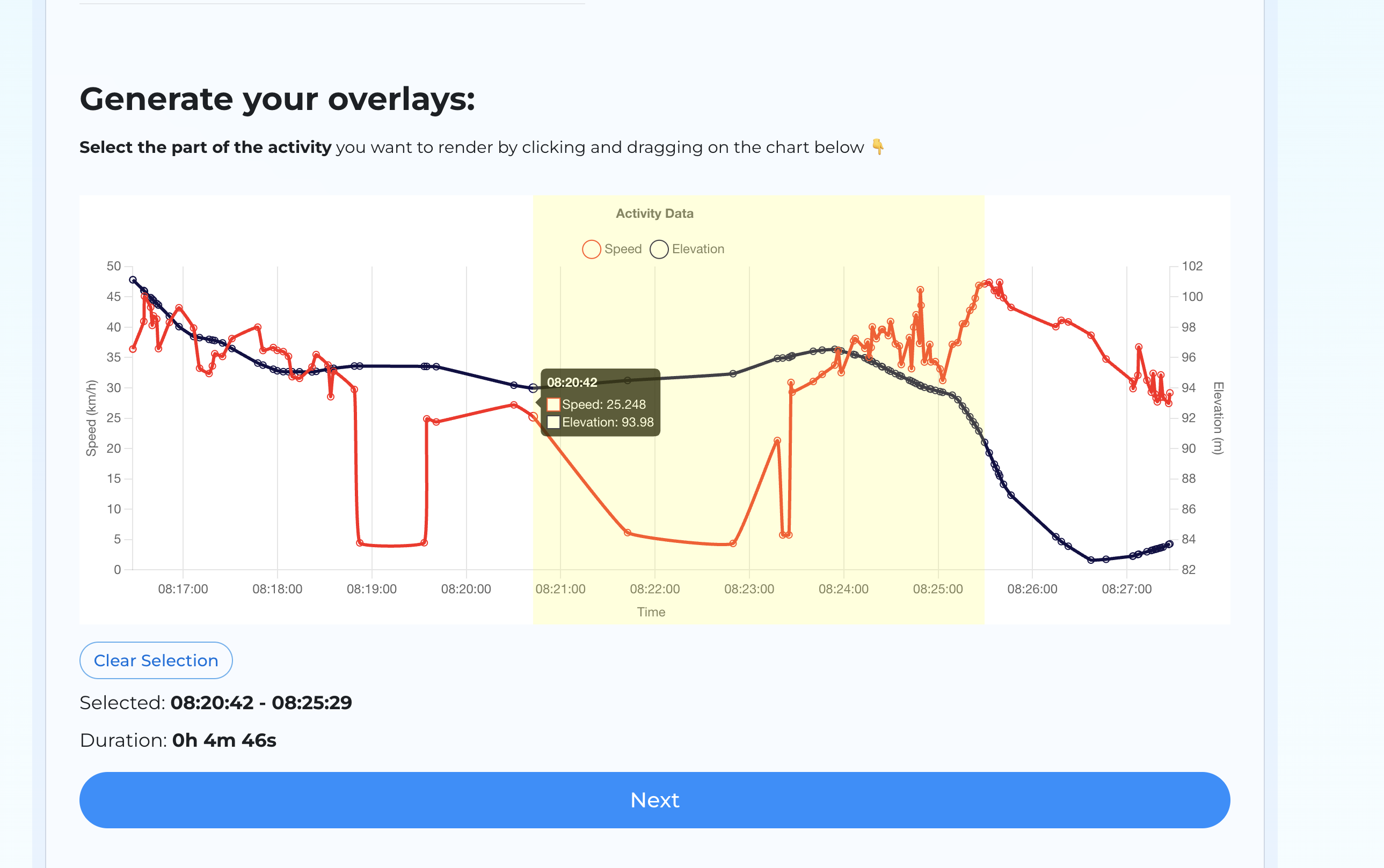 Gpxoverlay - Crea sovrapposizioni per i tuoi video sportivi media 5