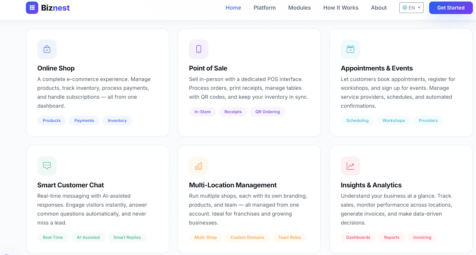 Biznest screenshot 2